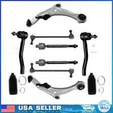 Front Lower Control Arm Ball Joint Tie Rods Sway Bar For 2009-2014 NISSAN MAXIMA