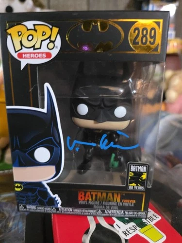 Funko Pop #289 Val Kilmer Signed Batman Forever BECKETT Certified POP ARMOUR