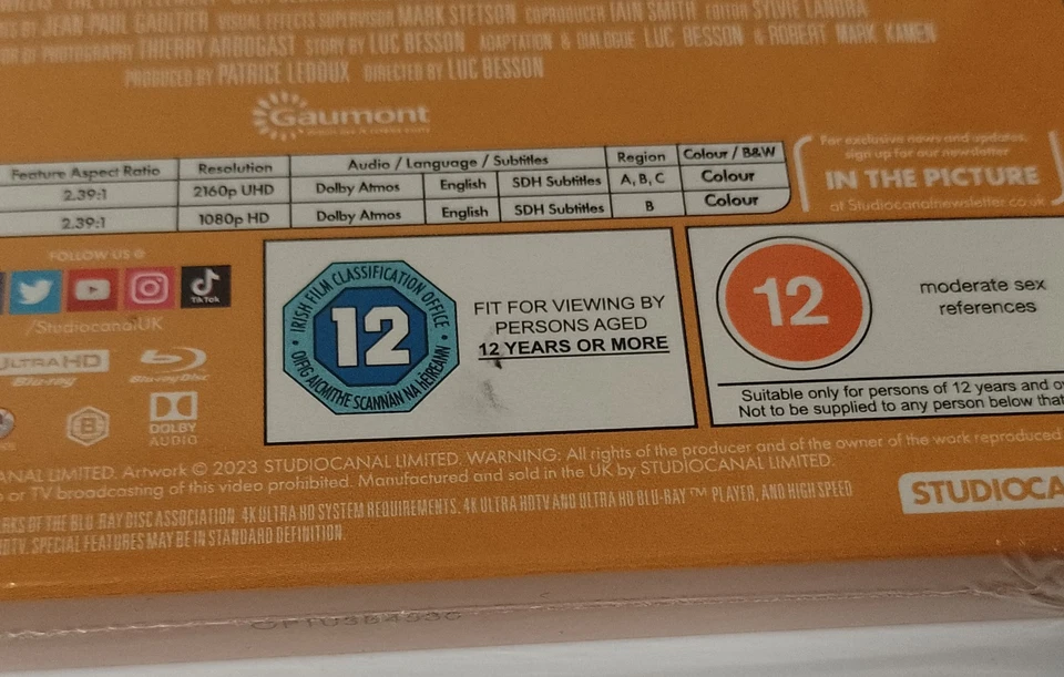 The Fifth Element (4K Ultra HD) Limited Edition Steelbook - Image 3 of 3