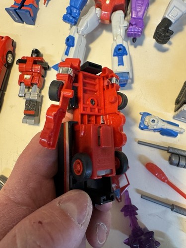 Big Lot Of Vintage & Modern Transformers 80s Parts Manual G1 Vortex Cars Minis - Picture 16 of 24
