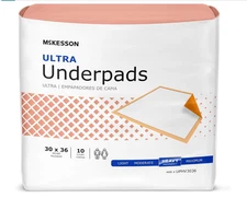200 McKesson Ultra Heavy Absorbency Adult Bed Pad Disposable Underpads 30x36!!!!
