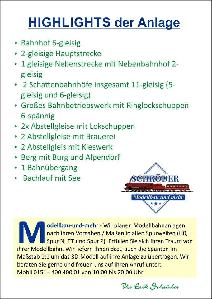 GP-007 Gleisplan (34 Seiten) Märklin H0 C-Gleis Plan Neulahnberg (310x300cm) - Bild 3 von 4