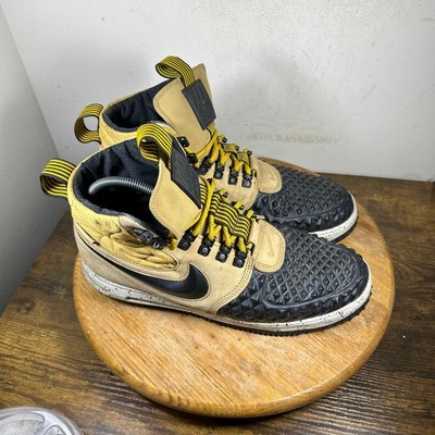 Nike Lunar Force 1 Duckboot Wheat Black Brown 816682-701 Mens 10.5 Sneaker Boots