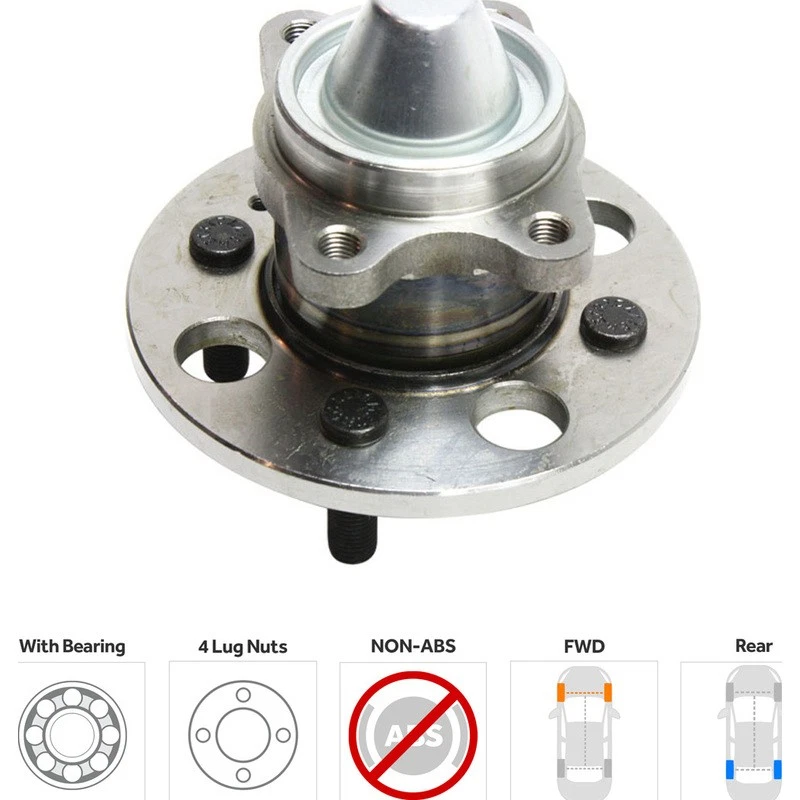 Buje de rueda TrueDrive para Hyundai Accent GLS GS 2006-2011 Foto 2 de 4