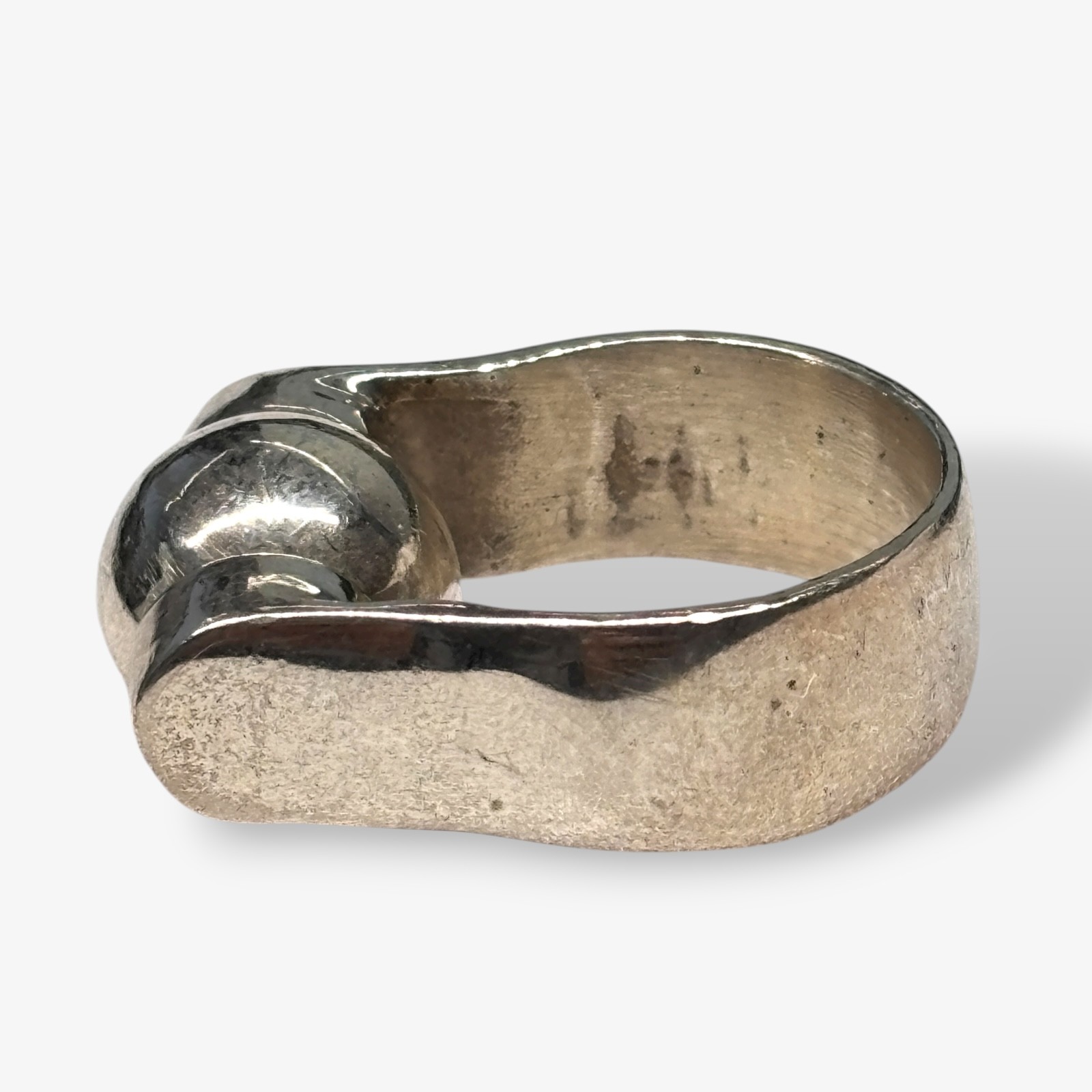 Sterling Silver Interchangeable Ring w 7 Gemstone… - image 4