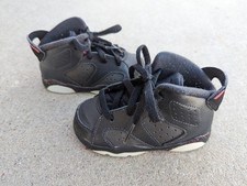 Jordan Retro 6 Toddler Girl Black And Pink Size 6 Toddler