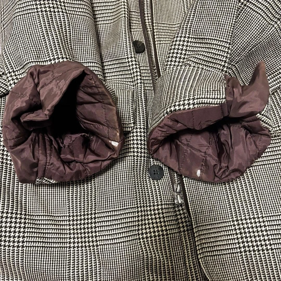 BROOKS BROTHERS Loro Piana Rain System Coat 100% Wool Size M Button Zipper - Image 4 of 4