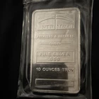 NTR Metals 10 Troy oz Silver Bar .999 Fine Bullion 10 oz .999 Silver Bar