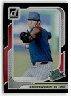 2026 PANINI DONRUSS #118 ANDREW PAINTER RATED PROSPECT BLACK FOIL 1/1 PHILLIES