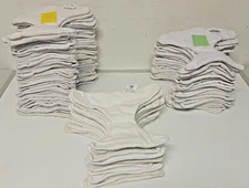 Lot of 10 RealityWorks RealCare Baby 2, 2+, 3 Green, Yellow & White Tab Diapers