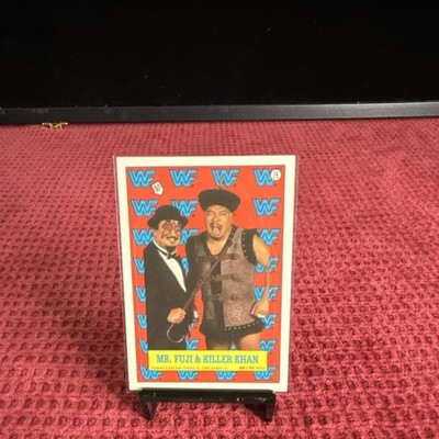 Topps 1987 Topps WWF Mr. Fuji & Killer Khan #14 Base Set Wrestling Card
