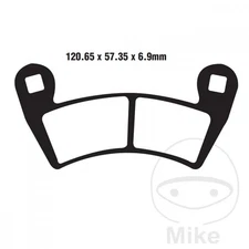 29833-Standard brake pads compatible with POLARIS RZR 900 XP 4WD 20 HP.