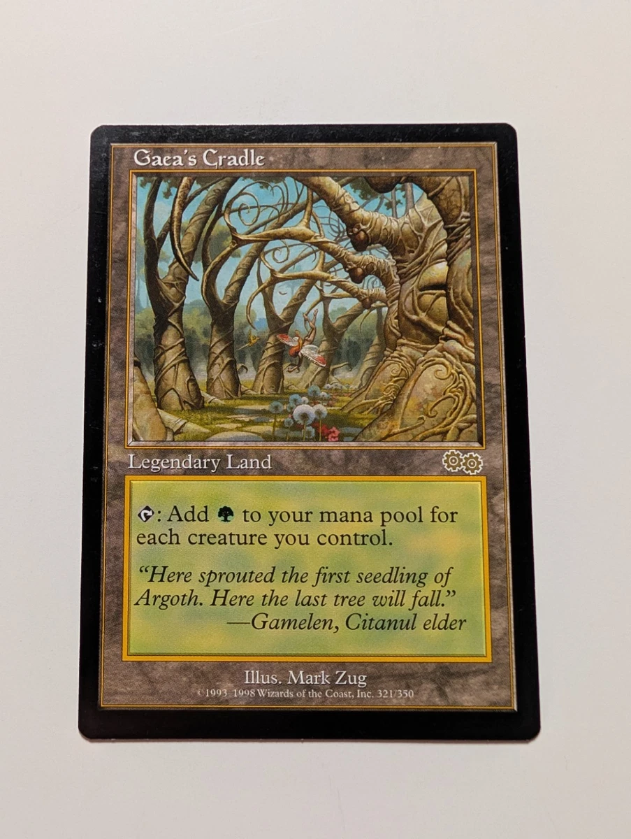 Gaea's Cradle Magic: The Gathering Urza's Saga Rare Individual