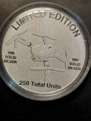 Drone Half Oz Silver Round