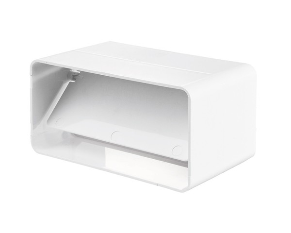 Flachkanal RüCkschlagklappe Pvc 204X60Mm - RüCkstauklappe FüR Abluftkanal Eckig-image