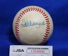 Fernando Valenzuela JSA Coa Autograph National League ONL Signed Baseball