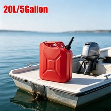Portable 5 Gallon 20L Jerry Can Steel Tank Military Style Storage Gas Can Red