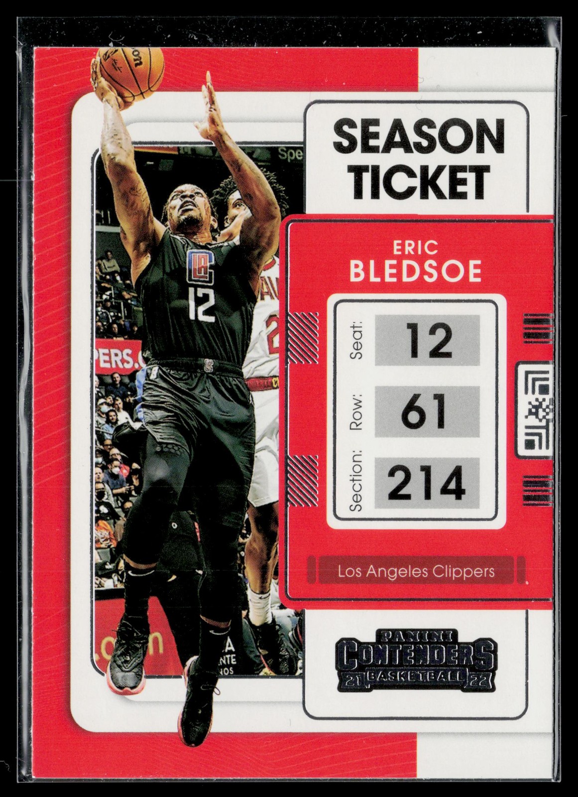 Eric Bledsoe 2021-22 Panini Contenders #42 Los Angeles Clippers