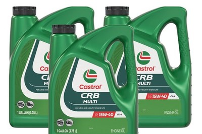 Castrol CRB Multi 15W-40 CK-4 Engine Oil, Case of 3 - 1 Gallon Bottles | 15AA4A