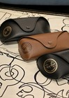 Ray-Ban Clamshell Snap Cases Lot of 3 for Glasses/Sunglasses Black/Brown — photo 2