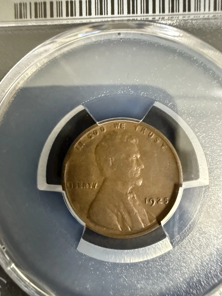 1925 1 C Error Rim Clip PCGS VF20 #15 - Image 2 of 4