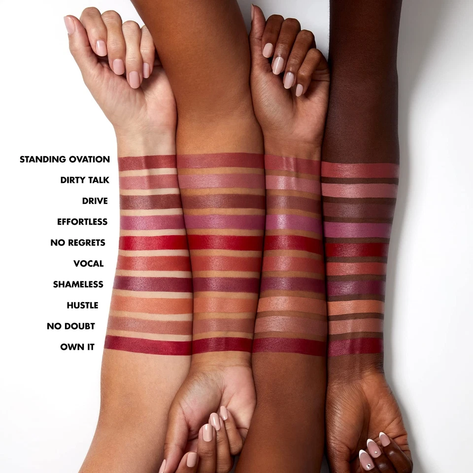 Satin Lipstick: Rich Pigment, Long-Lasting, Jojoba Infused, Vegan, Cruelty-Free - Image 3 of 4