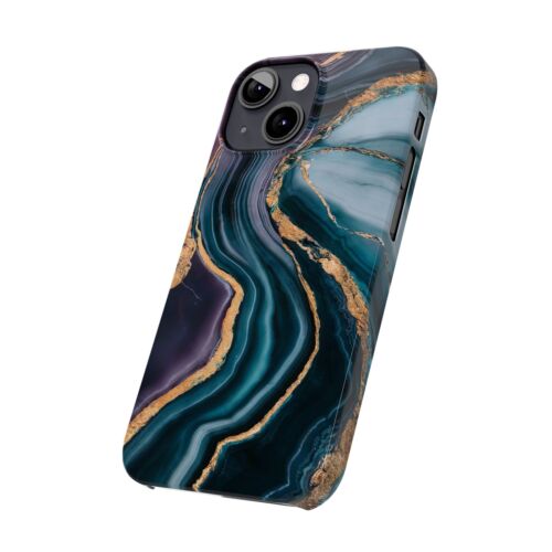Für iPhone 16 Pro Max, 15, 14, 13-11 Slim Handyhülle, Luxus Marmor Design Cover - Bild 41 von 83