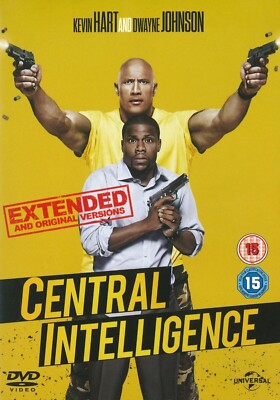 Central Intelligence (2016) DVD, Dwayne Johnson, Kevin Hart Region 2 & 4]