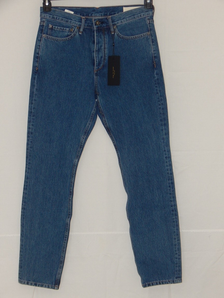 Rag & Bone Men Premium Denim Jeans Skinny Fit 1 Indigo Wash 31x32