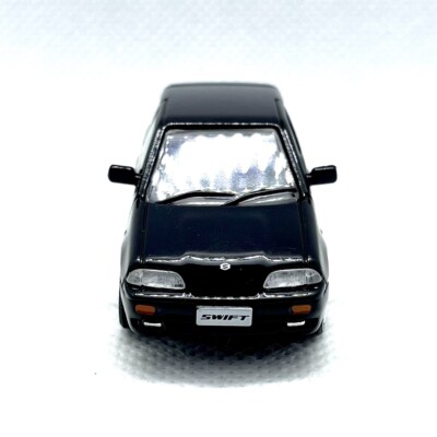 BM Creations 1:64 1989 Suzuki Swift GTi RHD Diecast Model BLACK