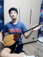 Dombyra kazakh national music instrument