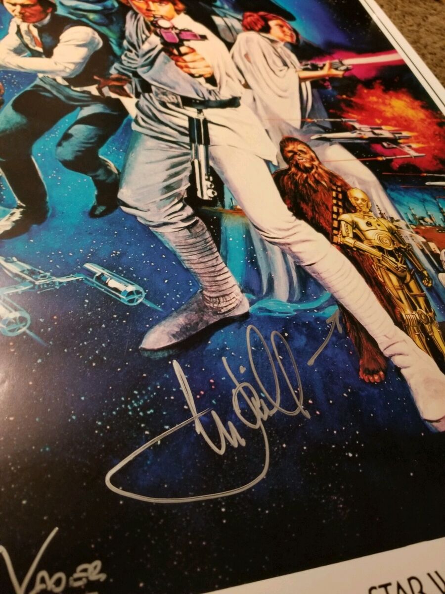 Star Wars Actor Mark Hamill Signed Autograph JSA Authenticated