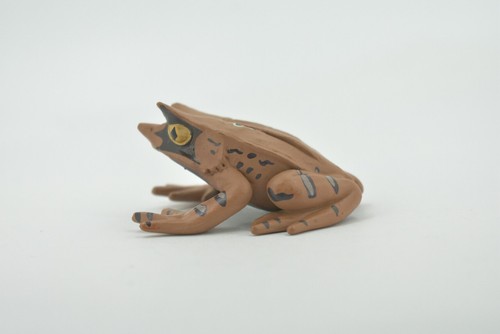 Kröte, Perak gehörnter Frosch Modell, Gummi, realistisch, Spielzeug, Geschenk, 2,5" CH687 BB172 - Bild 7 von 7