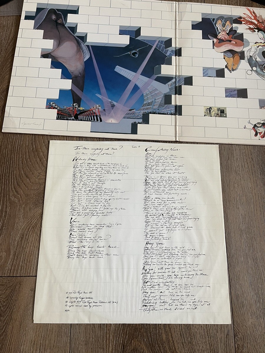 R*i様 Pink Floyd The Wall LP 2枚組 米国盤 美品 y Pink Floyd The Wall - 1st + Sticker - EX UK 2-LP vinyl set
