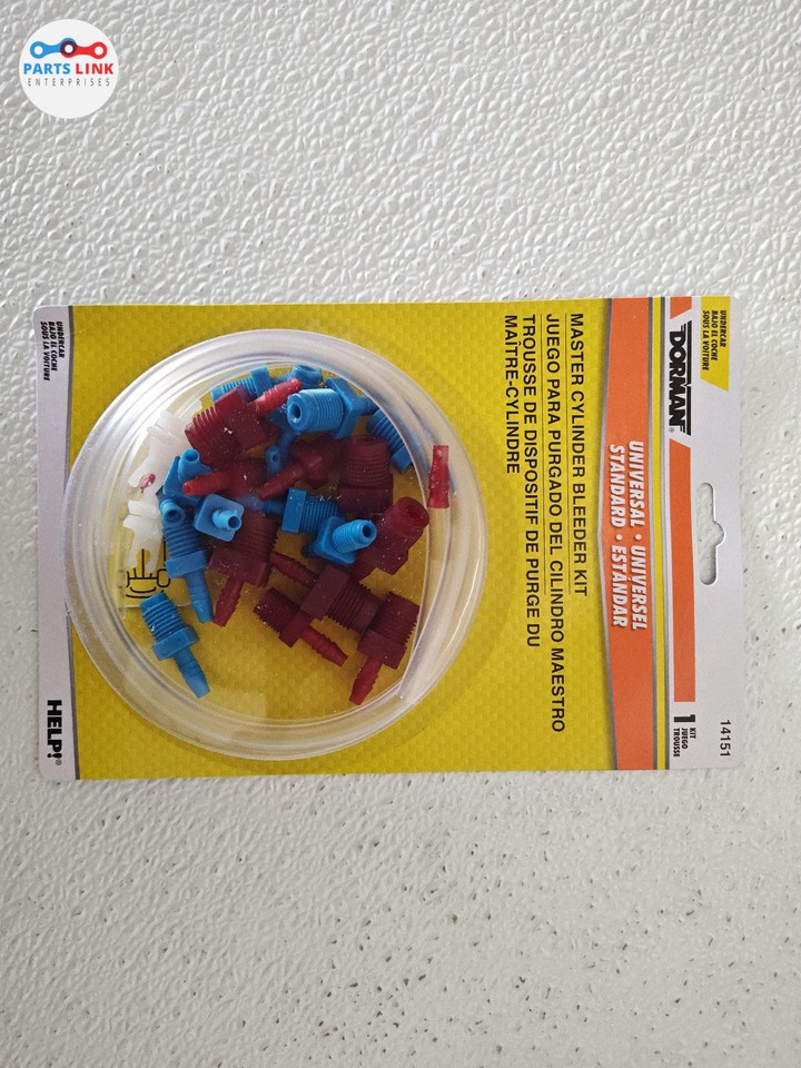 Dorman 14151 Brake Master Cylinder Bleeder Kit Sae And Metric Fittings
