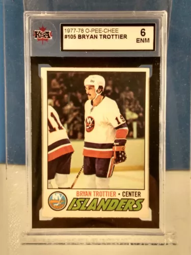 1977-78 O-Pee-Chee #105 Bryan Trottier KSA 6 ENM