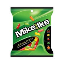 Mike  Ike Original Fruits Chewy Fruit Flavored Candies 5 Ounces Pack of 12 