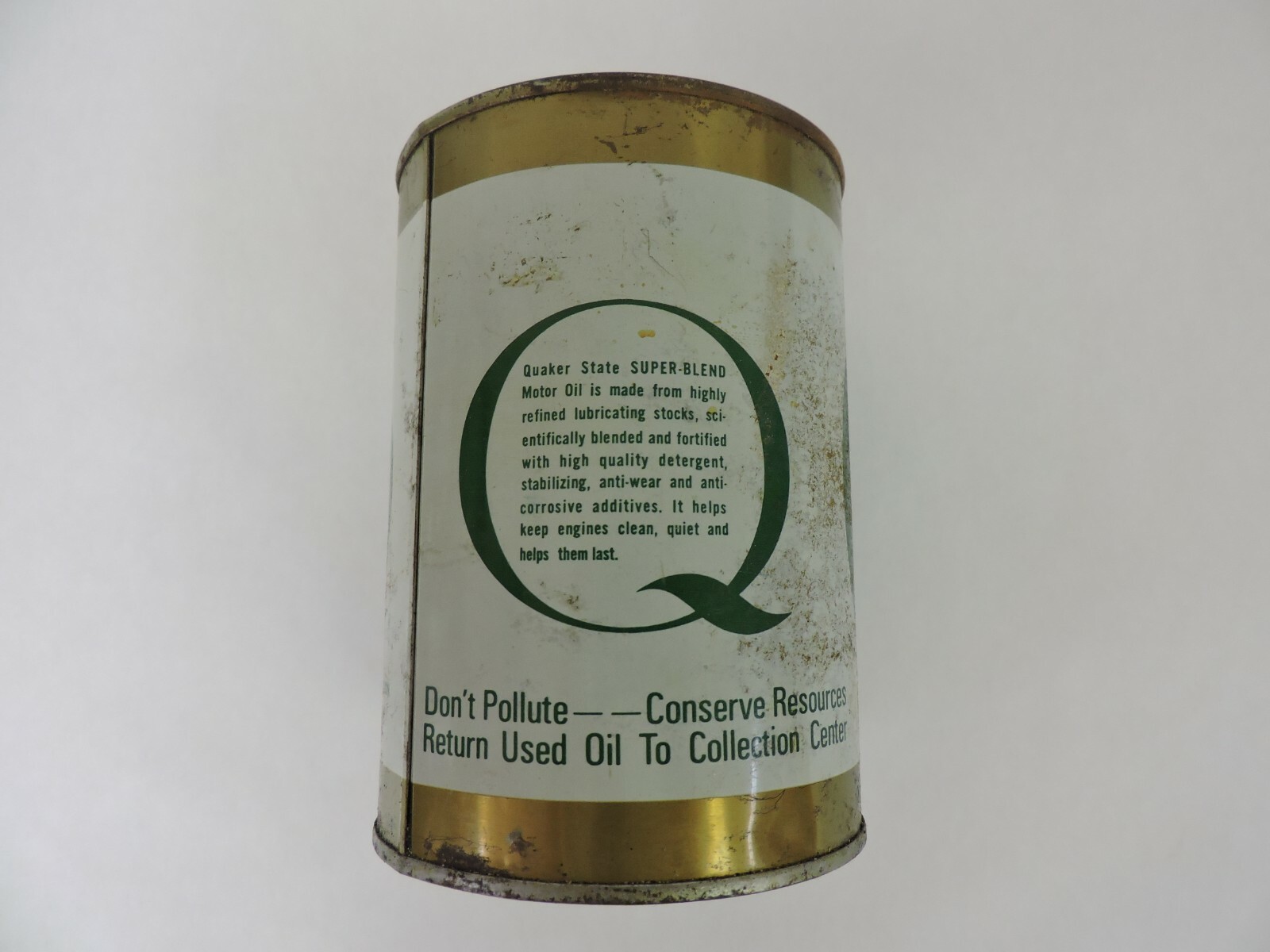 Quaker State Super Blend Motor Oil 1 Quart Round Can Full eBay