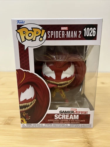 Funko POP! Spider-Man 2 Video Game Marvel Gamerverse Scream #1026 *Not Mint*