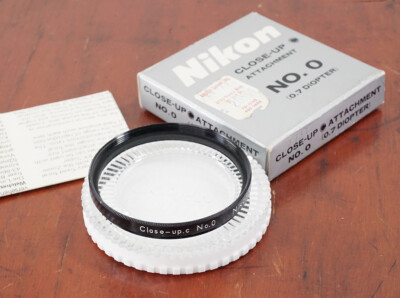 NIKON FILTER, 52MM CLOSE-UP NO. 0 (COATED), WITH CASE AND DECENT BOX/220083