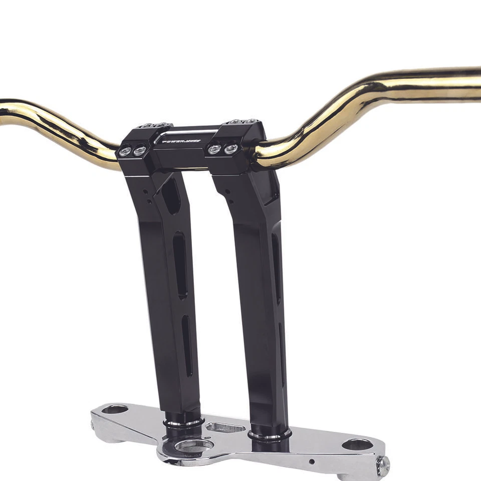 Black Handlebar Riser for Harley Touring Road King Street Glide FLHRXS FLTR FLHT Foto 2 de 4