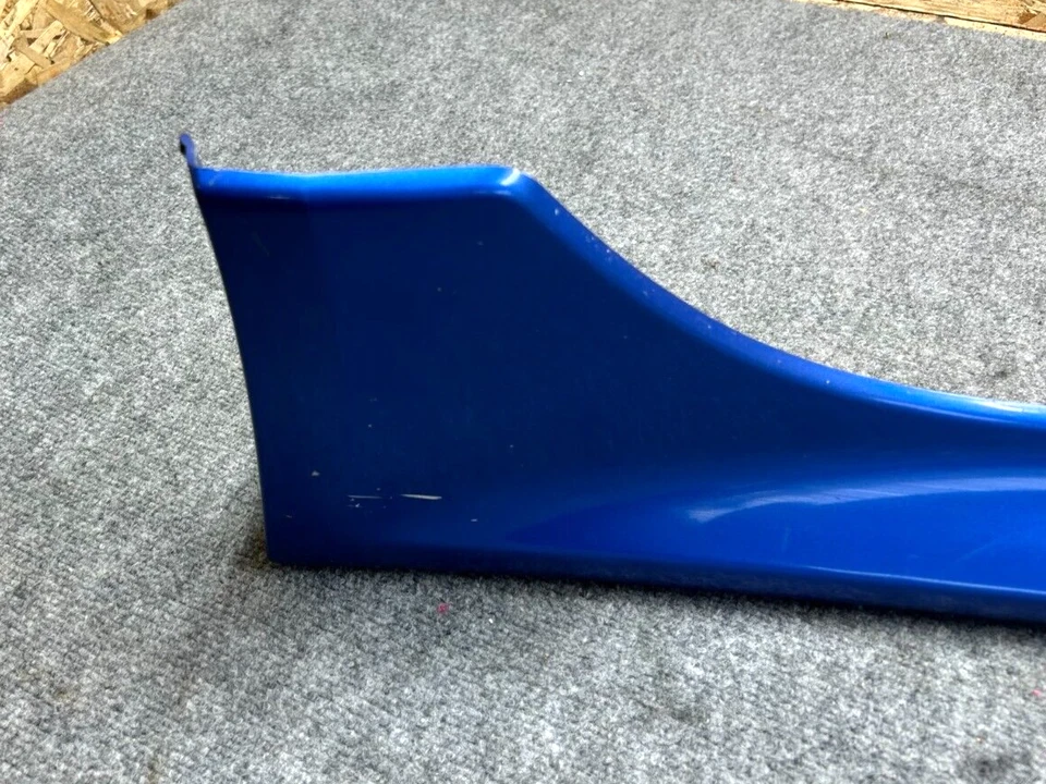 MITSUBISHI LANCER RALLIART 09-10 OEM HATCHBACK RIGHT ROCKER MOLDING BLUE 115K - Image 2 of 4