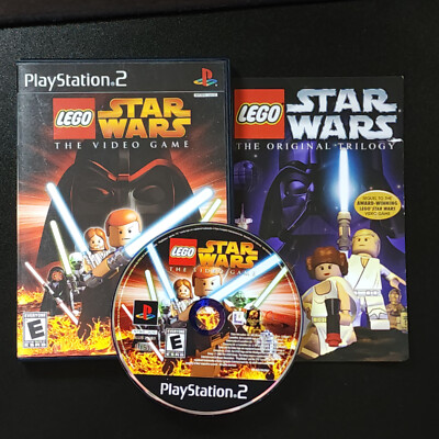 Lego Star Wars The Video Game (PS2, 2005) Case + Insert + Disc,  No Manual