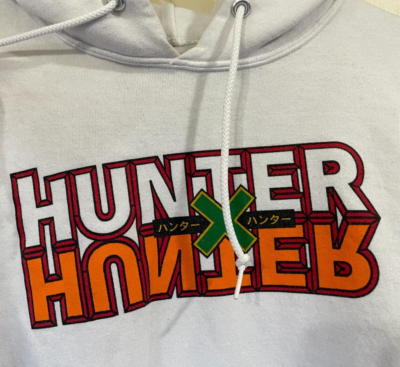 pullover hoodie white hunter x hunter hoodie