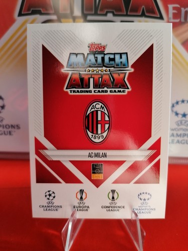 Topps Match Attax Extra 24/25 - Theo Hernandez - AC Milan - 100 Club - Card #335 - Foto 2 di 2