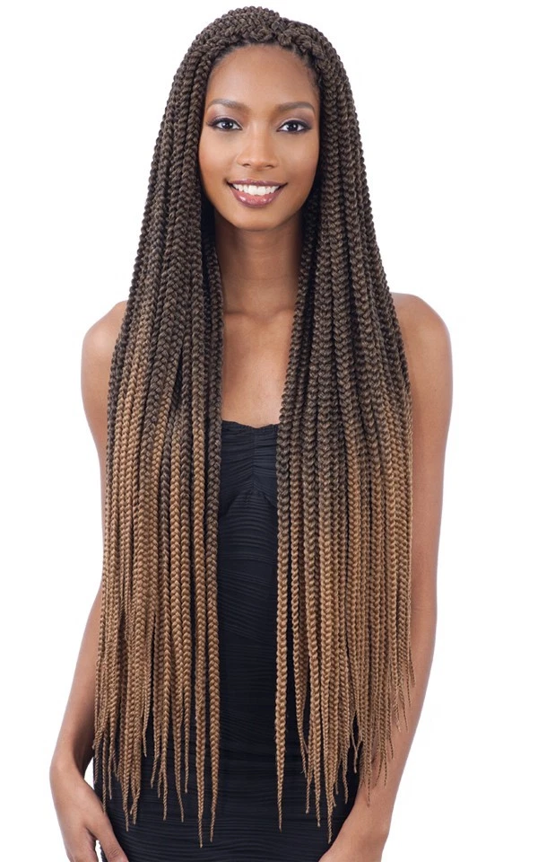 2X LARGE BOX BRAIDS 30 - FREETRESS SYNTHETIC CROCHET PRE-LOOPED BRAID