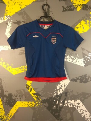 England Team Training Jersey Football Soccer Shirt Blue Umbro