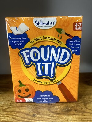 Skillmatics  FOUND IT Indoors Scavenger Hunt Card Game Educational NEW Sealed