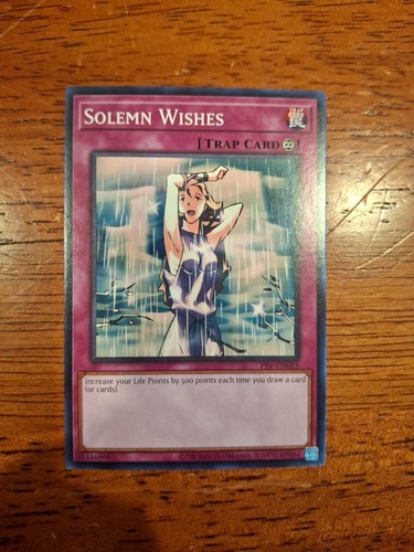 Yugioh 25th Anniversary Solemn Wishes PSV-EN055 Common NM 