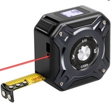 2-in-1 Laser Tape Measure 131Ft Digital Tape Measure with Laser  16Ft Measuring